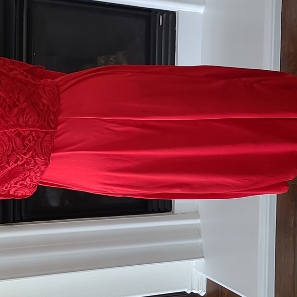 Perceptions New York Red lace dress. - Picture 6 of 8